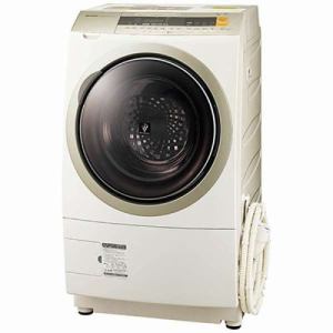 シャープ　ES-ZP1-NR　ドラム式洗濯乾燥機　（洗濯10.0kg／乾燥6.0kg・右開き）　ゴールド系