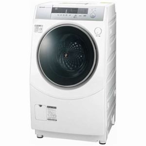 シャープ　ES-ZH1-WL　ドラム式洗濯乾燥機　（洗濯10.0kg／乾燥6.0kg・左開き）　ホワイト系