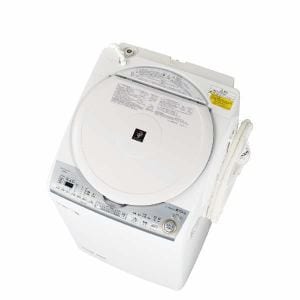 シャープ ES-TX8C-W 縦型洗濯乾燥機 （洗濯8.0kg／乾燥4.5kg 