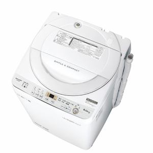 シャープ ES-GE6C-W 全自動洗濯機 (洗濯6.0kg) ホワイト系 | ヤマダ