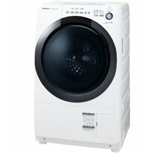 シャープ　ES-S7D-WL　ドラム式洗濯乾燥機　(洗濯7.0kg／乾燥3.5kg・左開き)　ホワイト系
