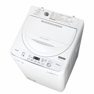 シャープ ES-GE5D-W 全自動洗濯機 (洗濯5.5kg) ホワイト系