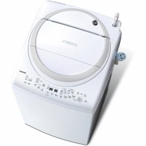 東芝 AW-8V9(W) 縦型洗濯乾燥機 ZABOON (洗濯8.0kg・乾燥4.5kg) グランホワイト