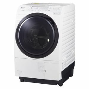 パナソニック　NA-VX700BL-W　ななめドラム洗濯乾燥機　(洗濯10kg・乾燥6kg)　左開き　クリスタルホワイト
