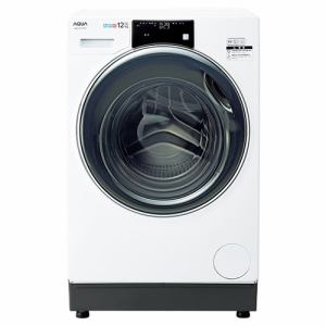 AQUA AQW-DX12N(W) ドラム式洗濯乾燥機 まっ直ぐドラム 12kg