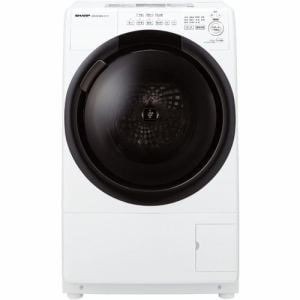 シャープ ES-S7H ドラム式洗濯乾燥機 7kg (クリスタルホワイト・右開き）