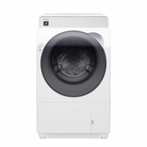 【ヤマダ大バザール超特価！】シャープ ES-K10B ドラム式洗濯乾燥機 (洗濯10.0kg・乾燥6.0kg・左開き) クリスタルホワイト