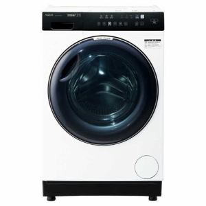 【推奨品】AQUA AQW-DX12P(RW) ドラム式洗濯乾燥機 まっ直ぐドラム2.0 12kg／6kg ホワイト