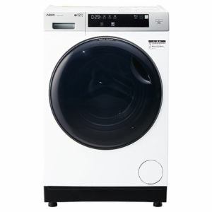 AQUA AQW-D12P(LW) ドラム式洗濯乾燥機 まっ直ぐドラム2.0 12kg／6kg ホワイト