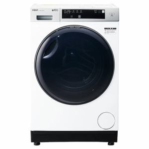 【推奨品】AQUA AQW-D10P(RW) ドラム式洗濯乾燥機 まっ直ぐドラム2.0 (洗濯10kg・乾燥5kg) 右開き ホワイト