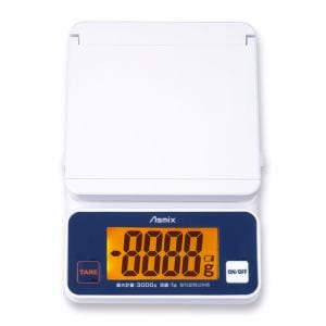 アスカ DS3300U デジタルスケール 計量3kgまで 電池式 電池付属 USB給電対応
