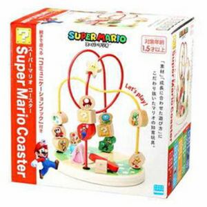 カワダ　SUPER　MARIO　はじめての木製玩具　マリオコースター　[対象年齢：1.5歳～]