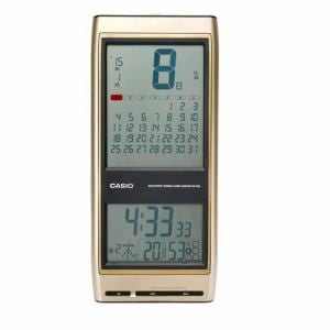 カシオ IDC-700J-9JF 電波掛時計 カレンダー表示 温度・湿度計付
