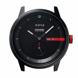 ソニー WNW-HT41 B wena Three Hands Premium Black desinged by Giugiaro Architettura ブラック