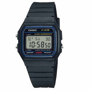 カシオ　F-91W-1JH　STANDARD　日付表示・曜日表示　デジタルモデル