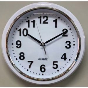 保土ヶ谷電子販売 YHW-A003W-WH  スタンダード掛け時計 ヤマダオリジナルPB掛時計  ホワイト