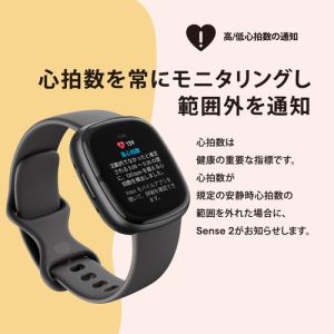 Fitbit FB521SRWT-FRCJK スマートウォッチ Fitbit Sense 2 ルナ