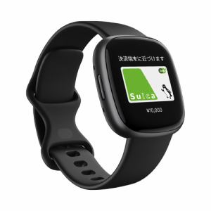 Fitbit FB523BKBK-FRCJK スマートウォッチ Fitbit Versa 4 ブラック／グラファイトアルミニウムFB523BKBKFRCJK