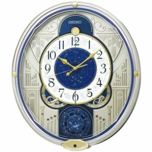 セイコータイムクリエーション　RE582G　からくり時計　正時パフォーマンス＆メロディー　プラスチック枠(薄金パール塗装)