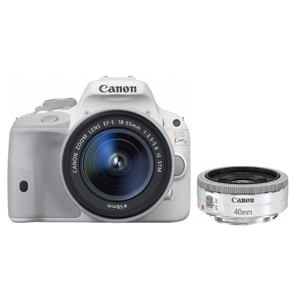 Canon　デジタル一眼カメラ　「EOS　Kiss　X7」　ダブルレンズキット2　ホワイト　KISSX7WH-WLK2