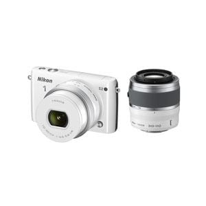 ニコン　デジタル一眼カメラ　Nikon　1　S2　ダブルズームキット　（ホワイト）