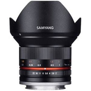 SAMYANG 交換レンズ 12mm F2.0 NCS CS APS-C用【キヤノンEF-Mマウント】(シルバー)
