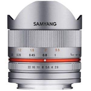 SAMYANG 交換レンズ 8mm F2.8 UCM FisheyeII APS-C用【FUJIFILM Xマウント】(シルバー)