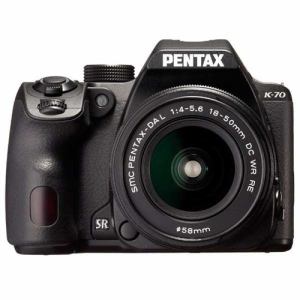 【クリックでお店のこの商品のページへ】リコー PENTAX K-70 デジタル一眼レフカメラ 18-50REキット ブラック