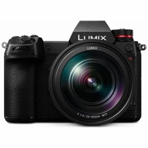 【クリックでお店のこの商品のページへ】パナソニック DC-S1RM-K ミラーレス一眼カメラ「LUMIX S1R」 標準ズームレンズキット(ボディ＋LUMIX S 24-105mm F4 MACRO O.I.S.) ブラック