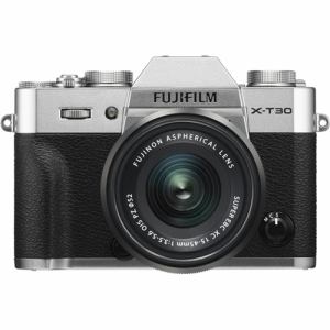 【クリックで詳細表示】富士フイルム FUJIFILM X-T30 XC15-45mm ミラーレス一眼カメラ レンズキット シルバー