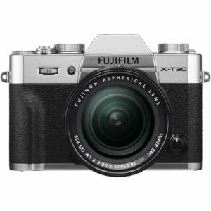 【クリックでお店のこの商品のページへ】富士フイルム FUJIFILM X-T30 XF18-55mm ミラーレス一眼カメラ レンズキット シルバー