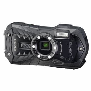 デジタルカメラ リコ― RICOH コンパクトデジタルカメラ 防水 防塵 耐衝撃 WG70 BK ブラック デジカメ コンパクト | ヤマダウェブコム