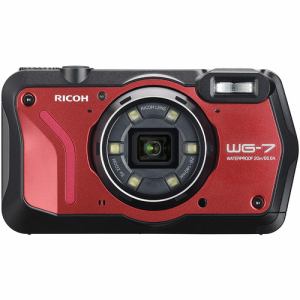 リコー　WG-7　デジタルカメラ　RICOH　WG　レッド | ヤマダウェブコム