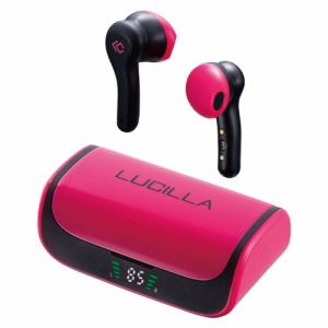 LUCILLA BTTWLU004PK Bluetooth5.0対応 完全ワイヤレスイヤホン ピンク