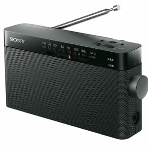 ソニー　ICF-306　FM／AM対応アナログラジオ　ブラック