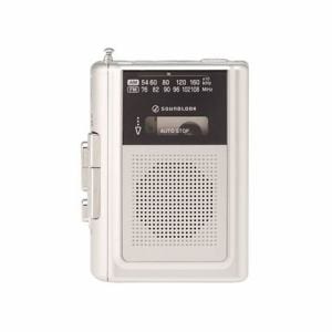 サウンドルック SAD-1240／S スピーカー付ポータブルラジオカセット