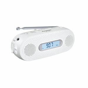 パナソニック RF-TJ20-W AM／FMワイド手回し充電ラジオ ホワイト RFTJ20W