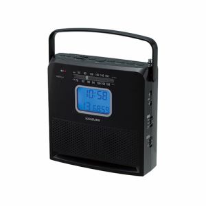 コイズミ　SAD-4702K　CDラジオ　ブラック
