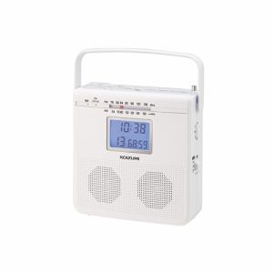 コイズミ SAD-4703／W CDラジオ ホワイト