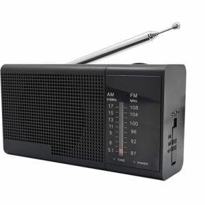 ソニー ICF-51-R ワイドFM／AM ハンディポータブルラジオ レッド 