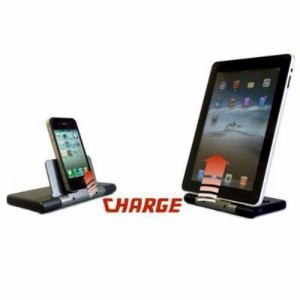 ノバック　iPad／iPhone対応　ポータブル外付けバッテリー「Foldable　Battery　Dock」　NV-IB520