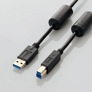 【クリックで詳細表示】エレコム USB3.0ケーブル USB3-BF10BK