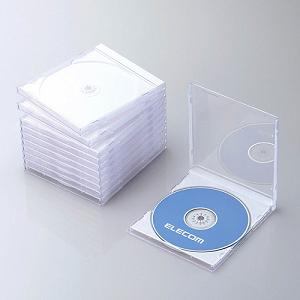 エレコム Ccd Jscn10wh Blu Ray Dvd Cdケース 標準 Ps 1枚収納 10