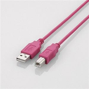 エレコム　USB2.0ケーブル　1.5m　ピンク　U2C-BN15PN