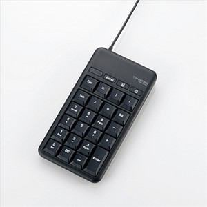 エレコム　ホットキー付きUSBテンキーパッド　ブラック　TK-TCM015BK