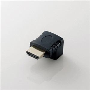 エレコム　AD-HDAAB02BK　HDMI　L字型アダプタ(タイプA-タイプA)　下向き