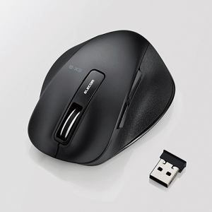 マウス エレコム 無線 ワイヤレス M-XGS10DBBK EX-G ワイヤレスBlueLEDマウス Sサイズ ブラック