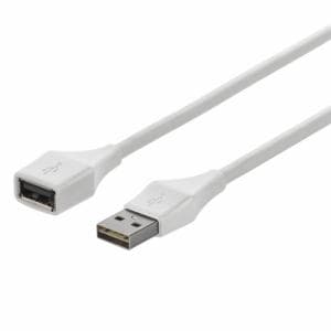バッファロー　どっちもUSBコネクター採用　USB2.0延長ケーブル（A　to　A）　3.0m　ホワイト　BSUAADU230WHA