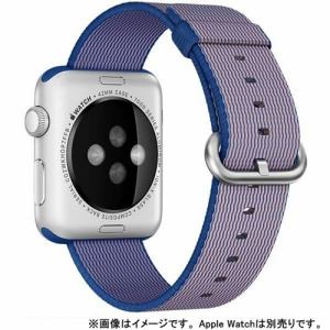 アップル(Apple)　MMA12FE／A　Apple　Watch　42mm　ケース用　ロイヤルブルーウーブンナイロン