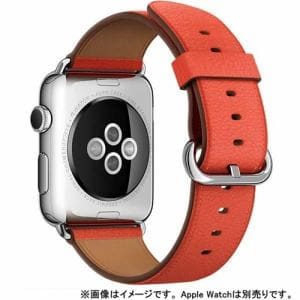 アップル(Apple)　MMAN2FE／A　Apple　Watch　42mm　ケース用　レッドクラシックバックル
